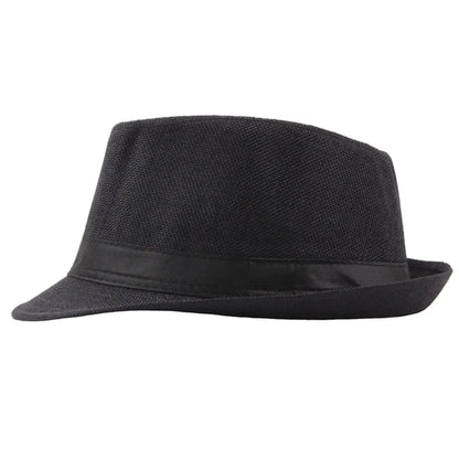 Cycling Caps Summer Men's Hats Fedoras Top Jazz Hat Bucket Bowler Hats Chapeau Fedora Hats Women Black Hat Wedding Caps