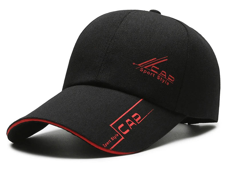 Long Brim Baseball Cap — Outdoor Sun & Fishing Hat for Men & Women