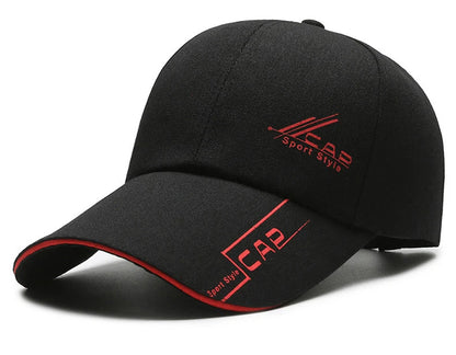 Long Brim Baseball Cap — Outdoor Sun & Fishing Hat for Men & Women