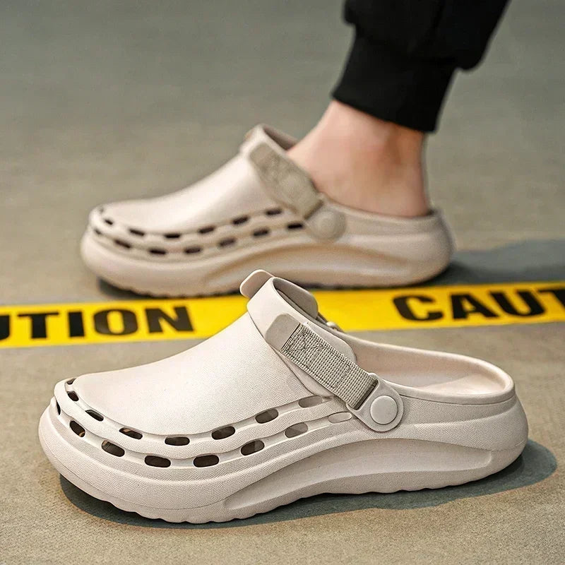 Men's Lightweight EVA Slide Sandals — Casual Beach & Indoor Slippers