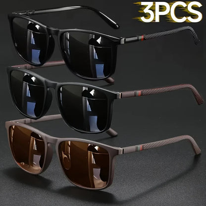 Luxury Square Vintage Sunglasses – Unisex UV400 Polarized