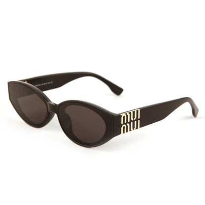Glamour Oval Sunglasses – Unisex UV400 Gradient Lenses