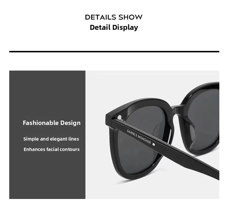 Women's UV Protection Driving Sunglasses — Fashionable Round Frame