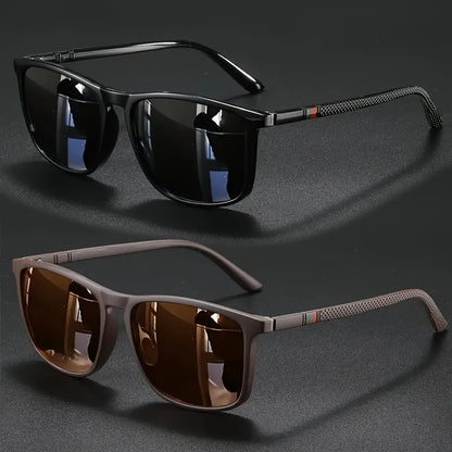 Luxury Square Vintage Sunglasses – Unisex UV400 Polarized