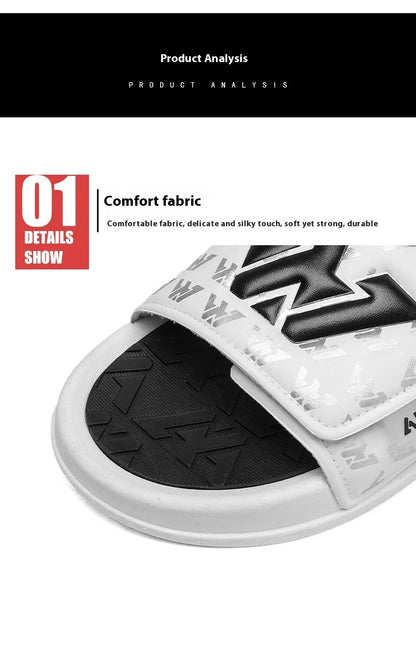 Men's Summer Beach Sandals — Comfortable PVC with High-Grip Rubber Outsole