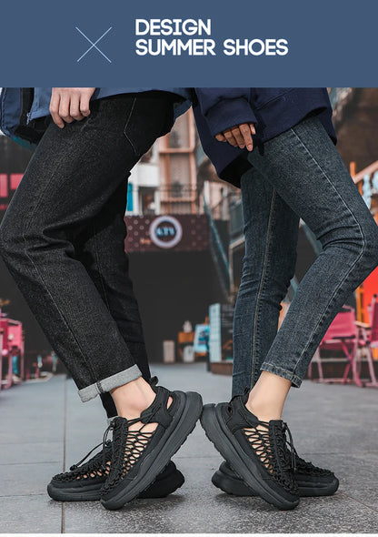 Men's Summer Fashionable Outdoor Sandals Wading Shoes Men's and Women's Beach Shoes These Sandals Are Perfect for The Beach