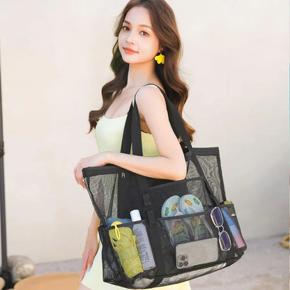 Mesh Beach Bag Waterproof Sandproo
