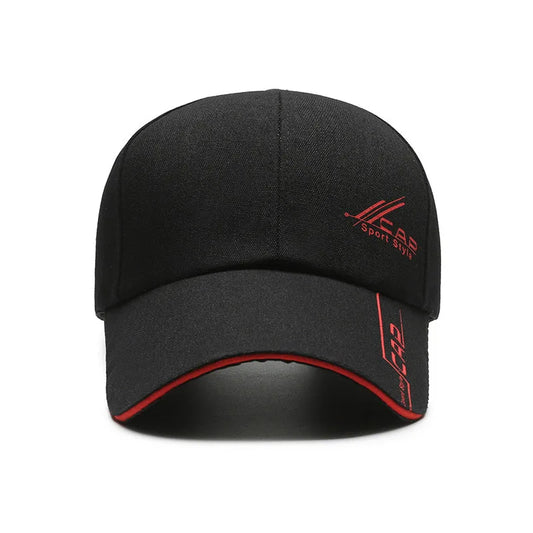 Long Brim Baseball Cap — Outdoor Sun & Fishing Hat for Men & Women
