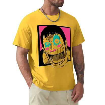 One Piece Bon Clay / Mr.2 Bon Kurei Vintage Graphic T-Shirt — Men's Cotton Anime Tee