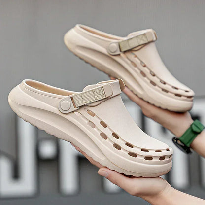 Men's Lightweight EVA Slide Sandals — Casual Beach & Indoor Slippers
