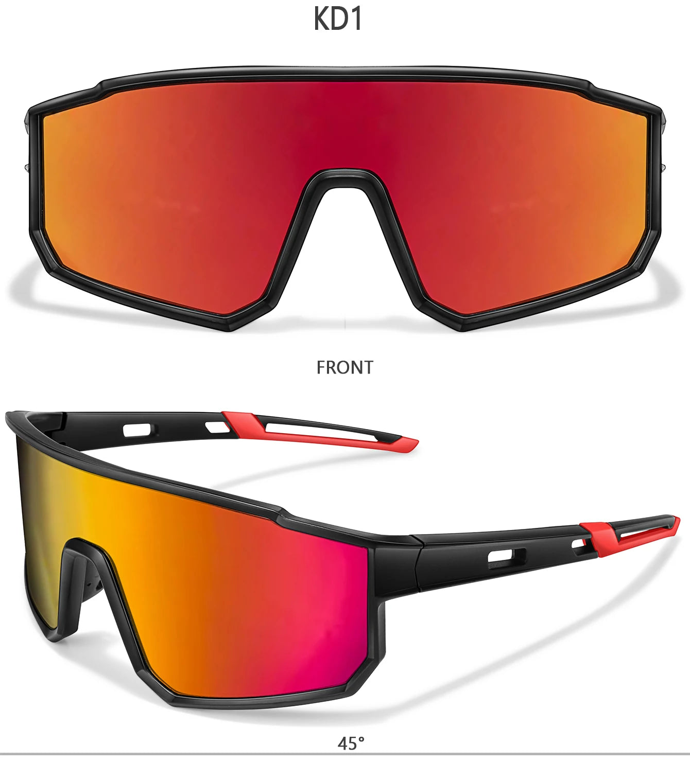 Windproof UV Protection Sunglasses – Unisex Outdoor Sports