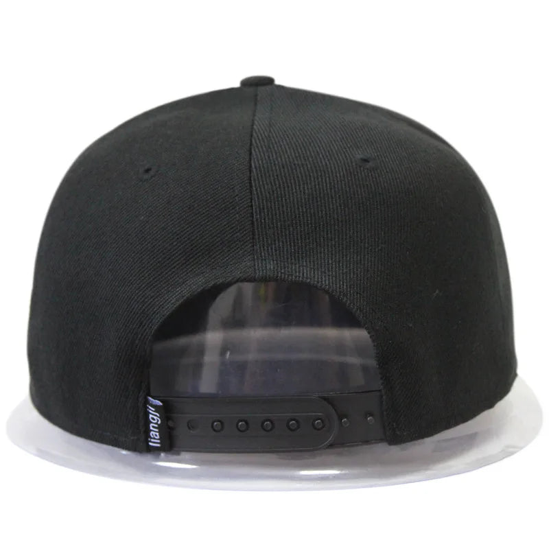 Hip Hop Skull Rivet Snapback Flat Cap — Men & Women