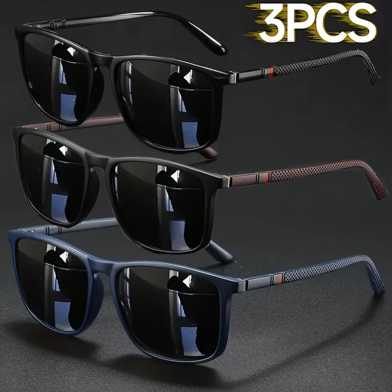 Luxury Square Vintage Sunglasses – Unisex UV400 Polarized