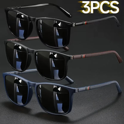Luxury Square Vintage Sunglasses – Unisex UV400 Polarized