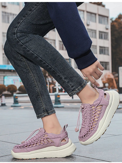 Men's Summer Fashionable Outdoor Sandals Wading Shoes Men's and Women's Beach Shoes These Sandals Are Perfect for The Beach