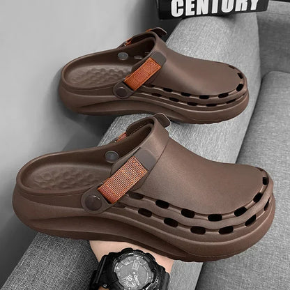 Men's Lightweight EVA Slide Sandals — Casual Beach & Indoor Slippers