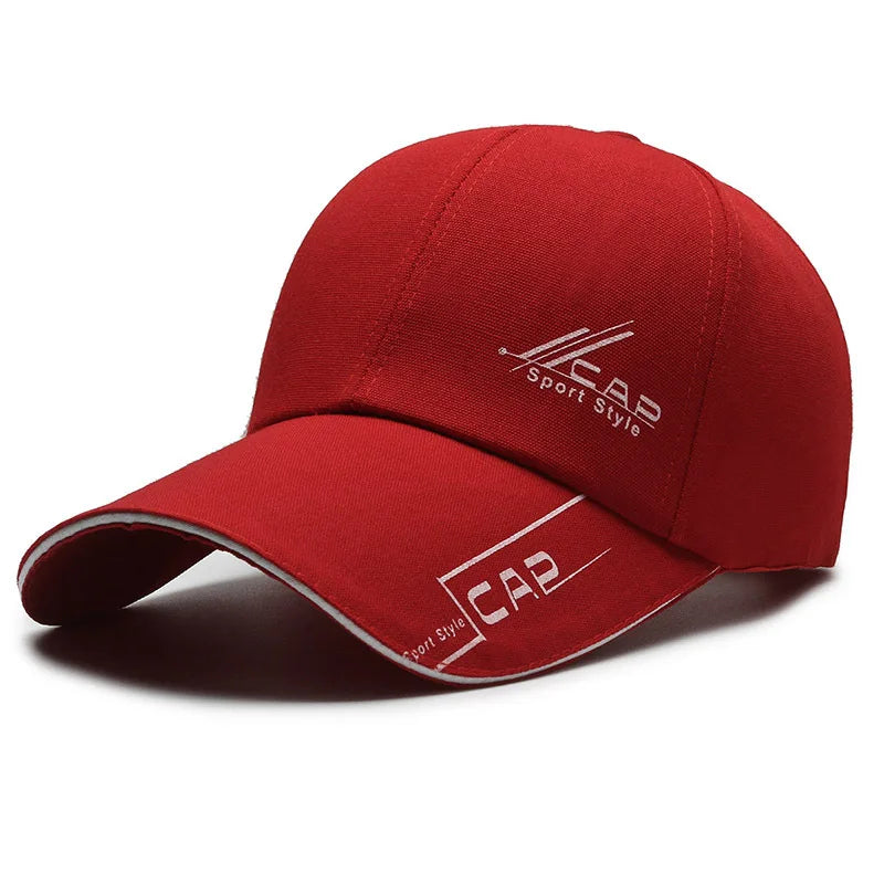 Long Brim Baseball Cap — Outdoor Sun & Fishing Hat for Men & Women