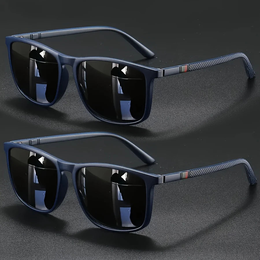 Luxury Square Vintage Sunglasses – Unisex UV400 Polarized