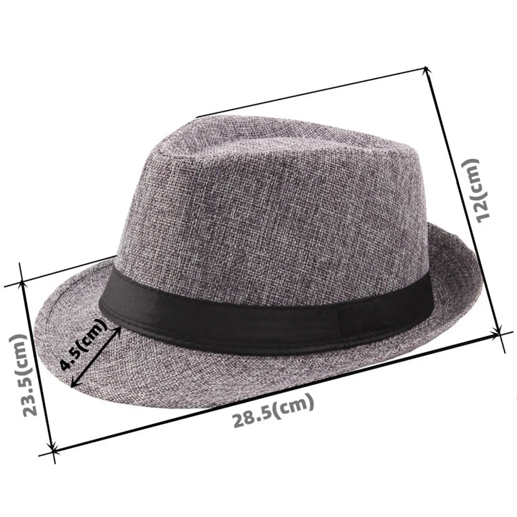 Cycling Caps Summer Men's Hats Fedoras Top Jazz Hat Bucket Bowler Hats Chapeau Fedora Hats Women Black Hat Wedding Caps