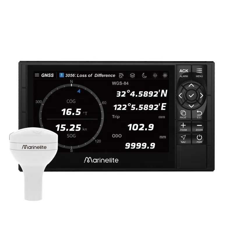 GN9000 Marine GNSS Navigator – GPS/Glonass/Galileo/Beidou Chart Plotter