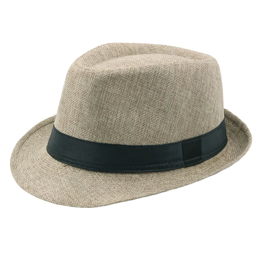 Cycling Caps Summer Men's Hats Fedoras Top Jazz Hat Bucket Bowler Hats Chapeau Fedora Hats Women Black Hat Wedding Caps