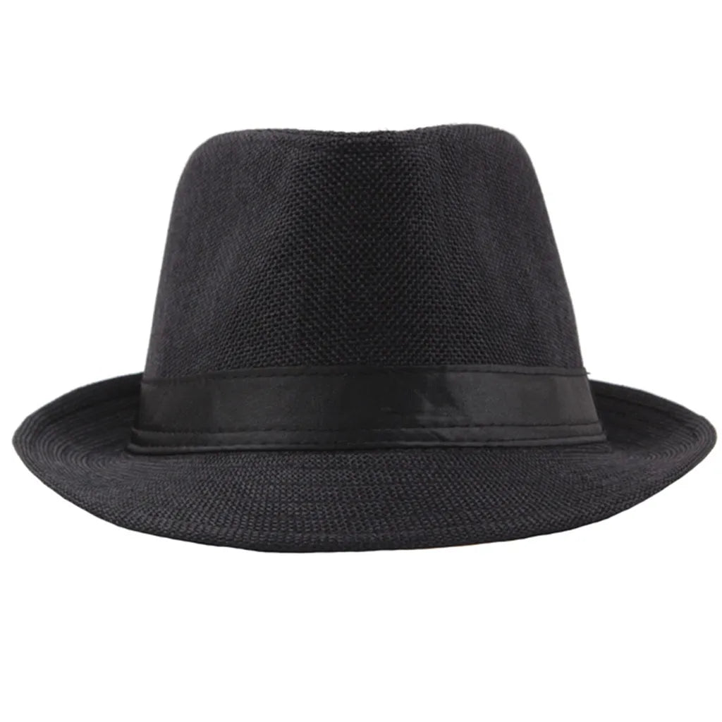 Cycling Caps Summer Men's Hats Fedoras Top Jazz Hat Bucket Bowler Hats Chapeau Fedora Hats Women Black Hat Wedding Caps
