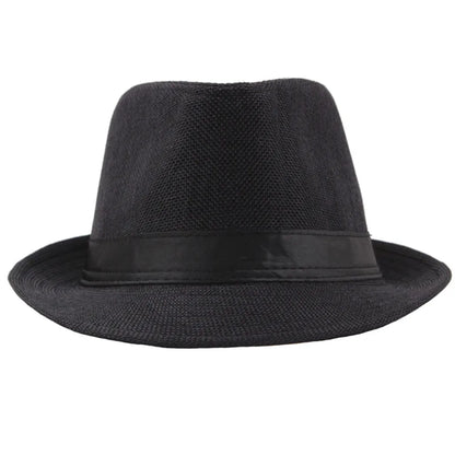 Cycling Caps Summer Men's Hats Fedoras Top Jazz Hat Bucket Bowler Hats Chapeau Fedora Hats Women Black Hat Wedding Caps