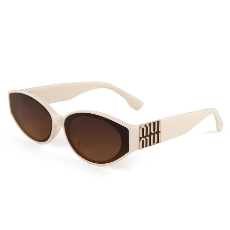 Glamour Oval Sunglasses – Unisex UV400 Gradient Lenses