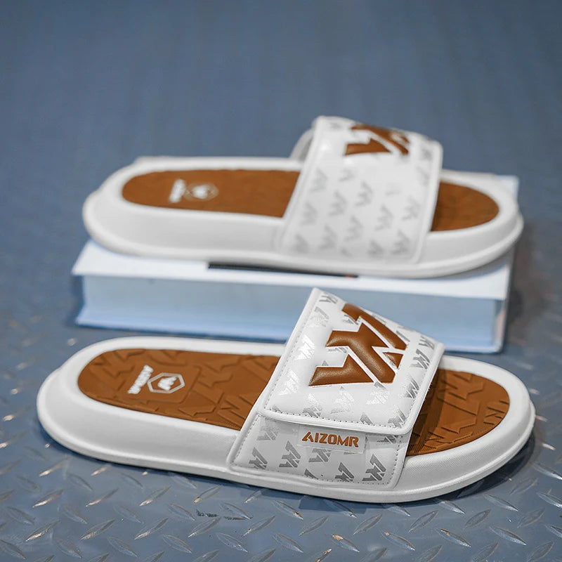 Men's Summer Beach Sandals — Comfortable PVC with High-Grip Rubber Outsole