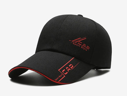 Long Brim Baseball Cap — Outdoor Sun & Fishing Hat for Men & Women