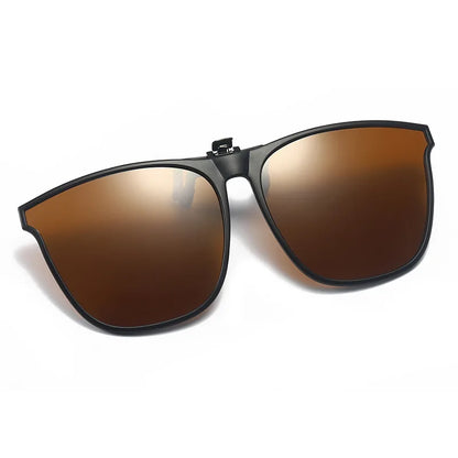 Polarized Clip-On Sunglasses – UV400 Anti-Glare Mirror Lenses