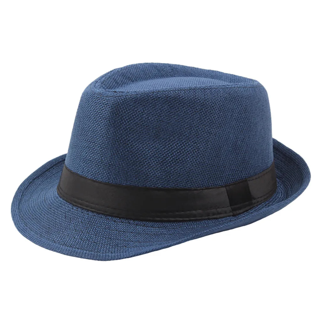 Cycling Caps Summer Men's Hats Fedoras Top Jazz Hat Bucket Bowler Hats Chapeau Fedora Hats Women Black Hat Wedding Caps