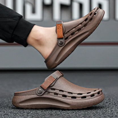 Men's Lightweight EVA Slide Sandals — Casual Beach & Indoor Slippers