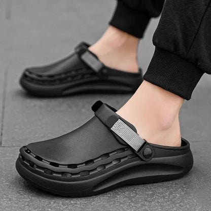 Men's Lightweight EVA Slide Sandals — Casual Beach & Indoor Slippers