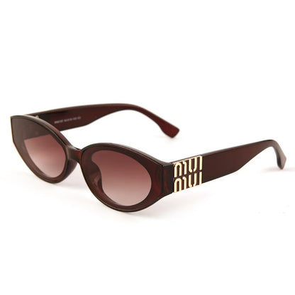Glamour Oval Sunglasses – Unisex UV400 Gradient Lenses