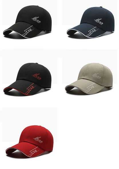 Long Brim Baseball Cap — Outdoor Sun & Fishing Hat for Men & Women