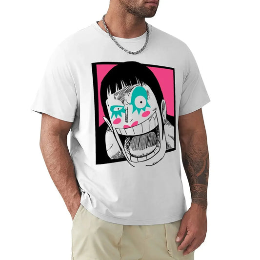 One Piece Bon Clay / Mr.2 Bon Kurei Vintage Graphic T-Shirt — Men's Cotton Anime Tee