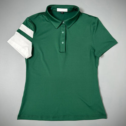Summer New Style Golf Clothing - Women's Polo Shirt  Short Sleeves  Breathable And Versatile  Suitable For All Occasions