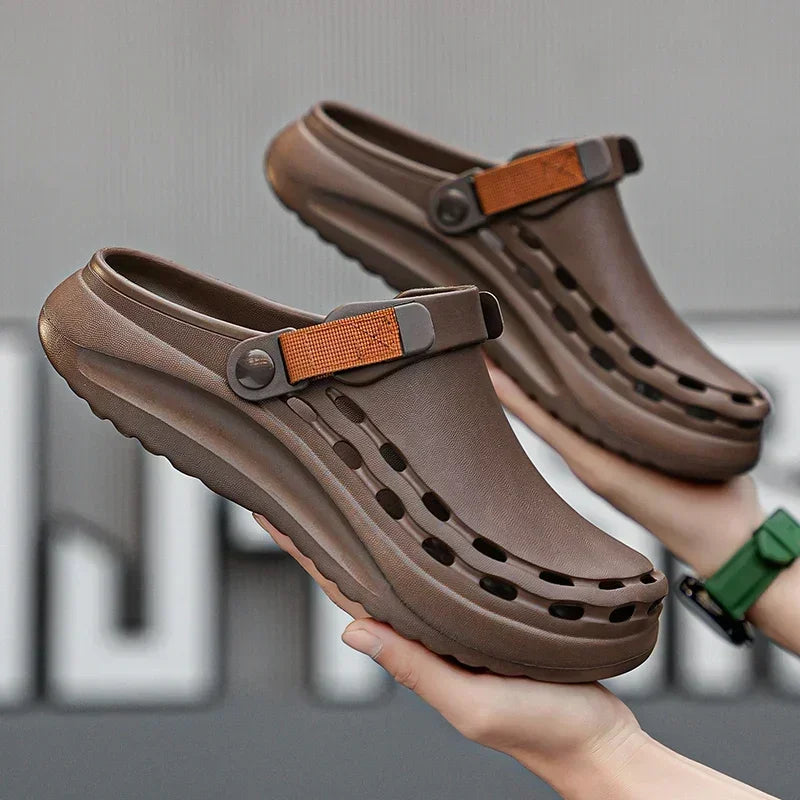 Men's Lightweight EVA Slide Sandals — Casual Beach & Indoor Slippers