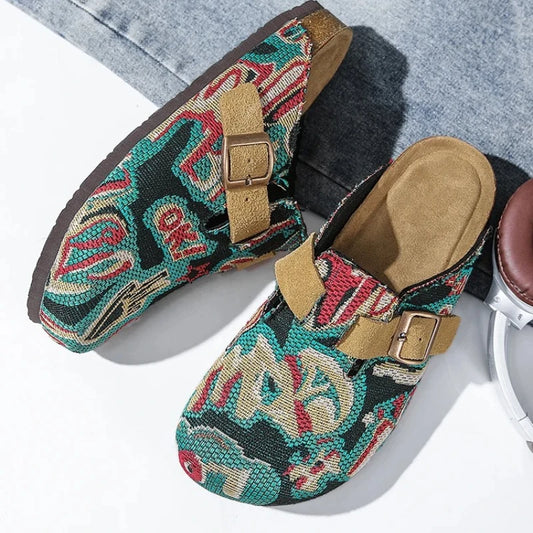 Men's Summer Sandals Casual Shoes Men Comfortable Driving Lazy Shoes Breathable Walking Shoes Non Slip Lightweight Sneakers