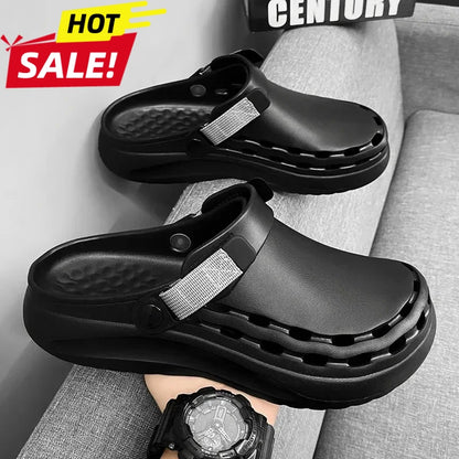 Men's Lightweight EVA Slide Sandals — Casual Beach & Indoor Slippers