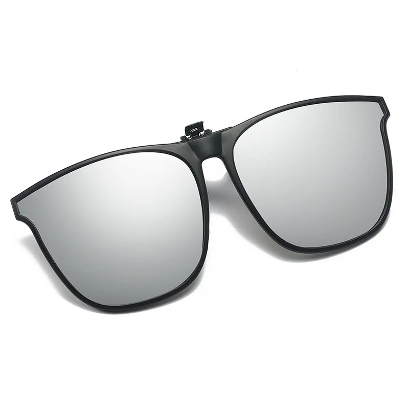 Polarized Clip-On Sunglasses – UV400 Anti-Glare Mirror Lenses