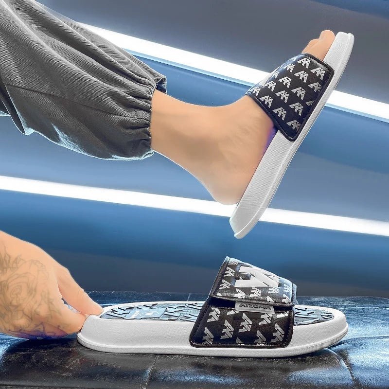 Men's Summer Beach Sandals — Comfortable PVC with High-Grip Rubber Outsole