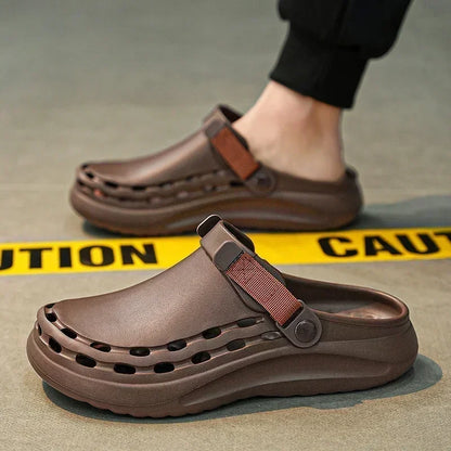 Men's Lightweight EVA Slide Sandals — Casual Beach & Indoor Slippers