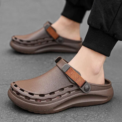 Men's Lightweight EVA Slide Sandals — Casual Beach & Indoor Slippers
