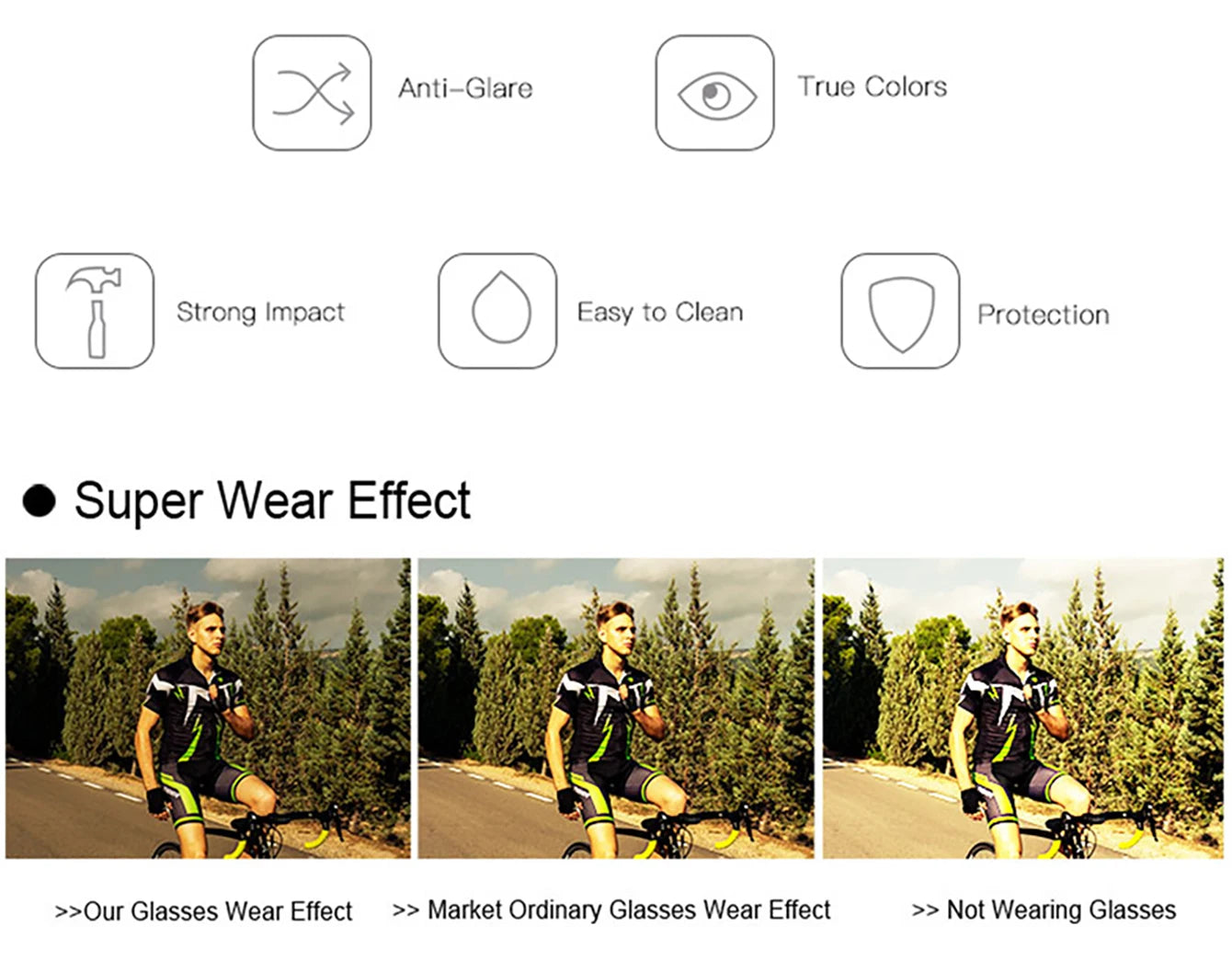 Windproof UV Protection Sunglasses – Unisex Outdoor Sports