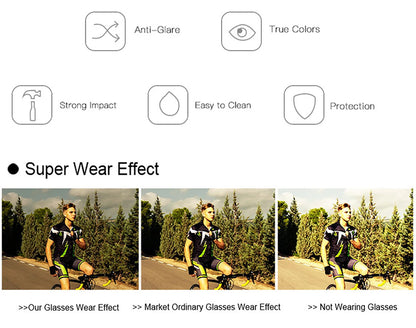 Windproof UV Protection Sunglasses – Unisex Outdoor Sports