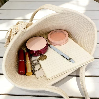 Ensemble de 2 sacs de plage tissés pour femme
