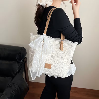Sac Tote Grande Capacité en Dentelle